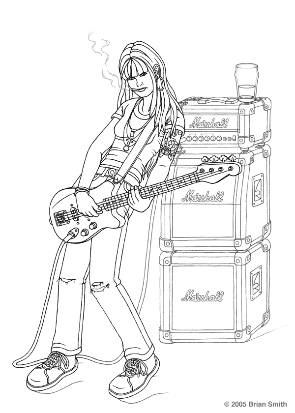 Bass player