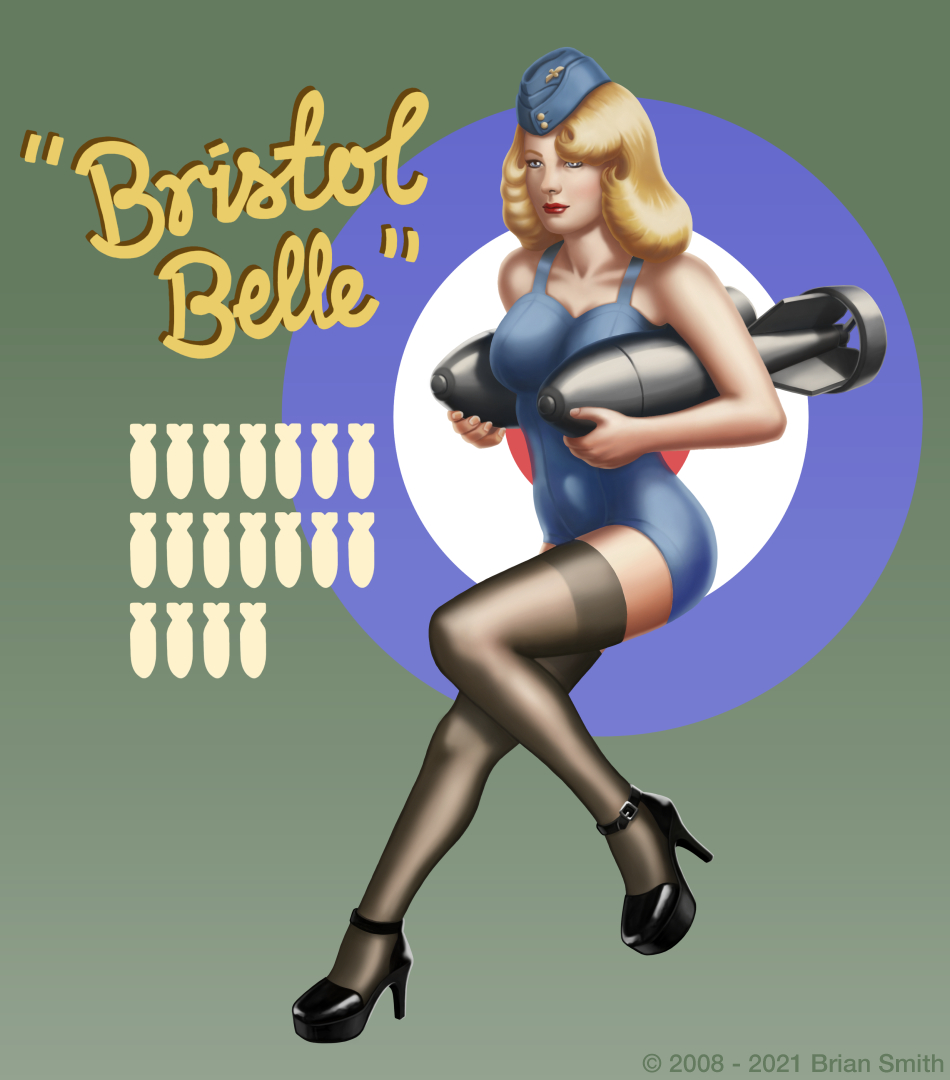 Bristol Belle aircraft pinup