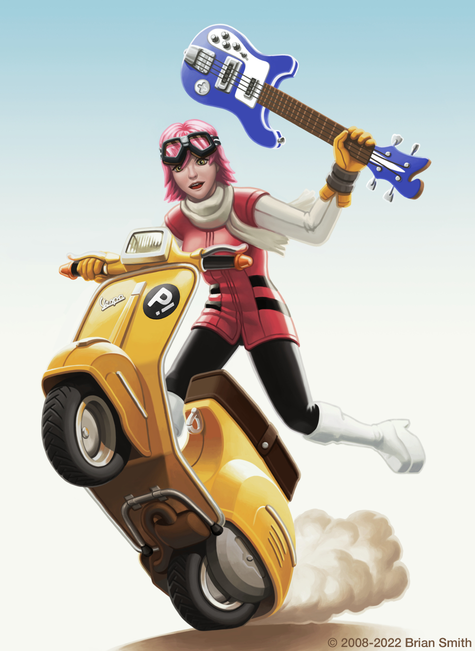 Haruhara Haruko from FLCL