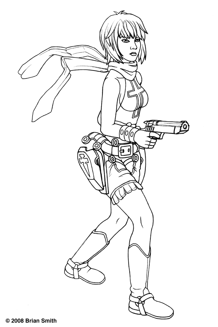 Jo from Burst Angel