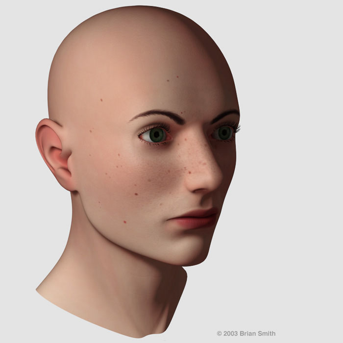 Lisa head test render