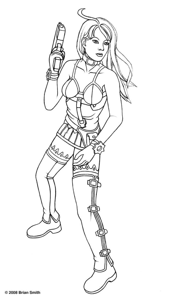 Meg from Burst Angel