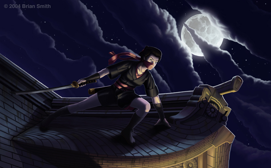Rooftop ninja
