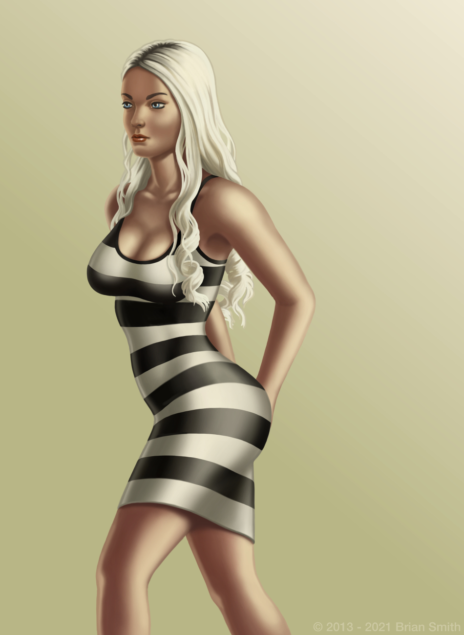 Striped dress