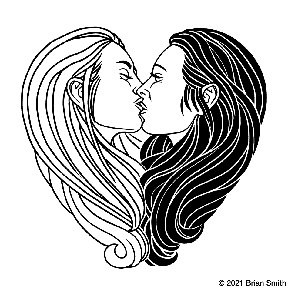 Two girls one kiss