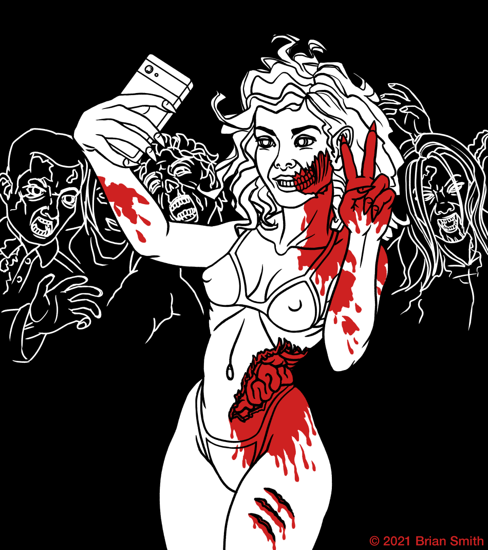 Zombie selfie